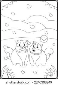 Valentine’s Day Coloring Pages for kids