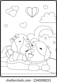 Valentine’s Day Coloring Pages for kids