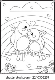 Valentine’s Day Coloring Pages for kids