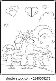 Valentine’s Day Coloring Pages for kids