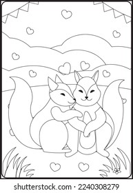 Valentine’s Day Coloring Pages for kids