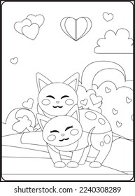 Valentine’s Day Coloring Pages for kids