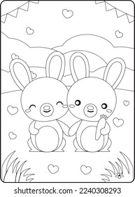 Valentine’s Day Coloring Pages for kids
