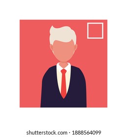 President’s Day concept vector Illustration idea for landing page template, United States of america government democracy. Political speech campaign. Parliament voting. Flat Styles