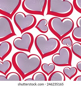 ValentineÃ?Â¢??s day conceptual art backdrop, loving hearts. Love theme seamless background, beautiful valentine.