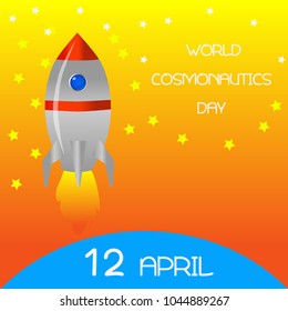 Day of cosmonautics 12 April
