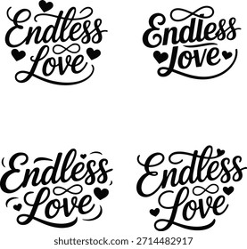 Valentine’s Day Couple T-Shirt Bundle – Cute Love, Heart, and Romantic Typography Designs
