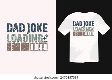 Father’s Day Dad Papa EPS T-shirt Design, Typography Father's Day t-shirt design