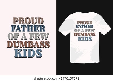 Father’s Day Dad Papa EPS T-shirt Design, Typography Father's Day t-shirt design