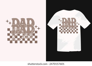 Father’s Day Dad Papa EPS T-shirt Design, Typography Father's Day t-shirt design