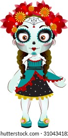 3,736 Day of the dead girl Stock Vectors, Images & Vector Art ...