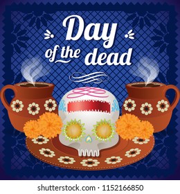 Day Of The Dead Altar Composition - Copy Space