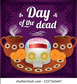 Day Of The Dead Altar Composition - Copy Space