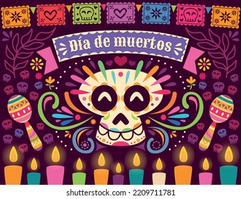 Day of the dead banner
