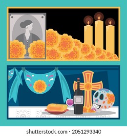 day of the dead, banner design