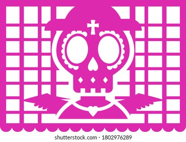 Day of the dead banner. Dia de Muertos bunting