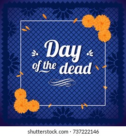 Day Of The Dead - Blue Composition