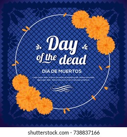 Day Of The Dead - Blue Copy Space Composition