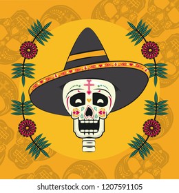 Day of the Dead card