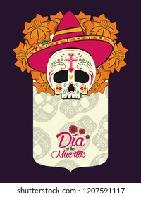 day of dead card
