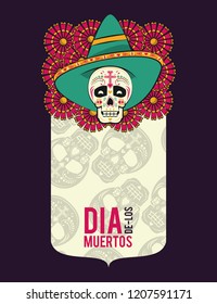 day of dead card