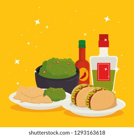 day of the dead celebration with mexican food