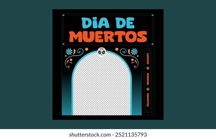 Día de los Muertos Día de los Muertos fiesta mexicana Medios sociales, Vector México Halloween