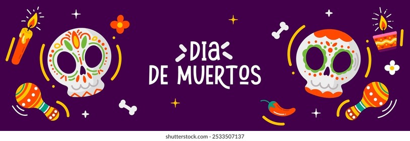 Day of the Dead, Dia de los Muertos. Vector illustration