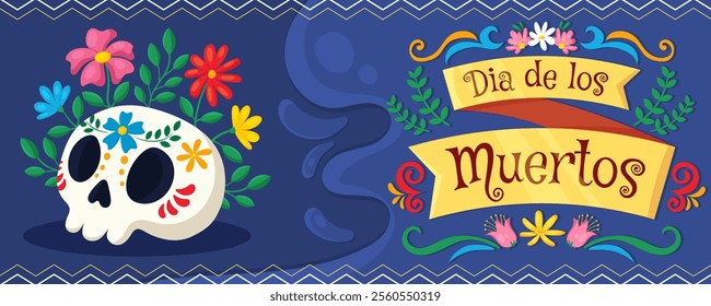 Day of Dead, Dia de los muertos background