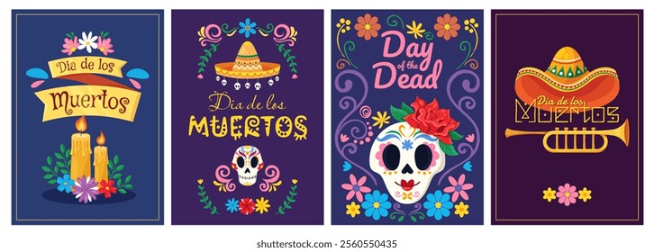 Day of Dead, Dia de los muertos background