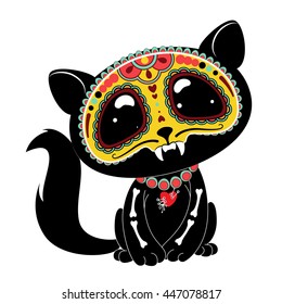 Día de los Muertos al estilo gatito