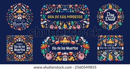 Day of Dead, Dia de los muertos background