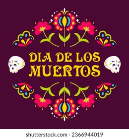 Tag der Toten. Dia de Muertos. Catrina, der Garbancera-Schädel, die elegante Calaca, festliches Skelett, der Bonbentänzer. Vektorgrafik im Vintage-Stil. Für Poster, Postkarten, Banner, Design