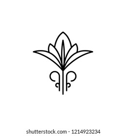 day of the dead, flowers icon. Element of day the Dead in Mexico line icon. Thin line icon for website design and development, app development. Premium icon