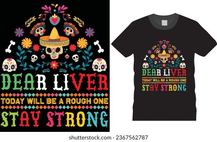 Day of the dead graphic t-shirt design. Viva Mexico. Mexican holiday Day of the dead, Festival Death Mexican Day of death, Day of the dead design ready for Skull Flowers print postcard vector template