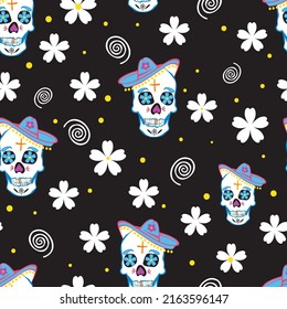 DAY OF THE DEAD Mexican celebration skulls