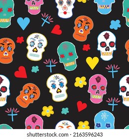DAY OF THE DEAD Mexican celebration skulls