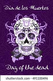 Day of the Dead, a Mexican festival. Dia de los Muertos.Vector illustration