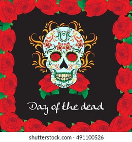 Day of the Dead, a Mexican festival. Dia de los Muertos. Vector illustration