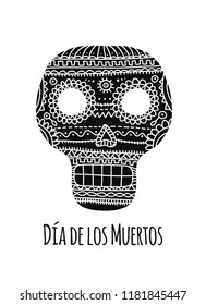 Day of the dead. Mexican sugar skull for your design