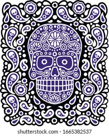 Day of the Dead, mexican sugar skull, vintage design t shirts