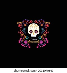 day of the dead mexico vector 