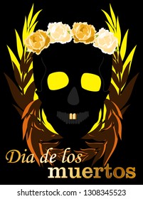 Day of the dead postcard