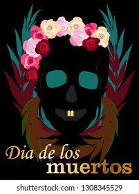 Day of the dead postcard