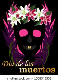 Day of the dead postcard