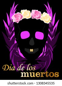 Day of the dead postcard