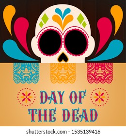 Day of the dead poster - Vector illustration