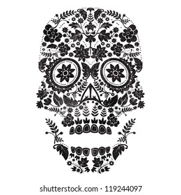 day of the dead skull