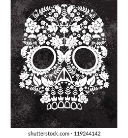 day of the dead skull
