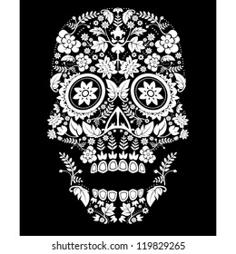 day of the dead skull